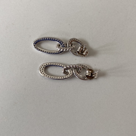 Chain link earrings - Picture 2 of 4